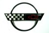 1991-1996 C4 Corvette Gas Door Emblem (Black)